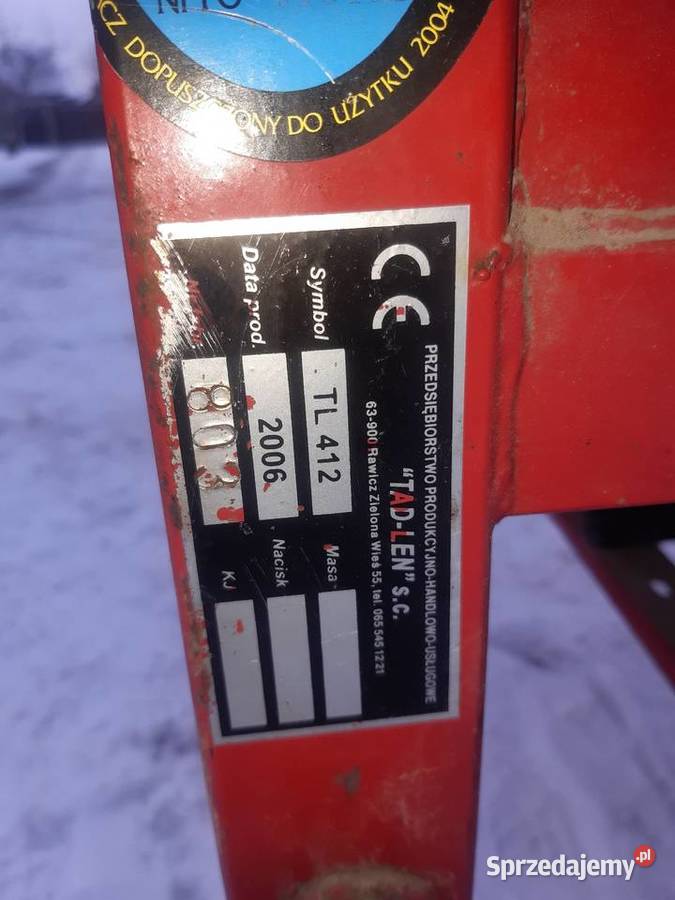 Opryskiwacz Tadlen TL412 Zawieszane Głowno sprzedam