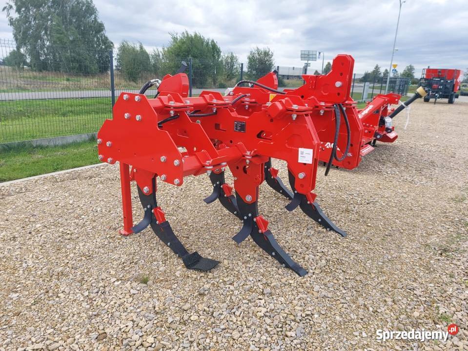 Pług dłutowy AGL 5 łap zabezpieczenie kołek ŁM Pługi