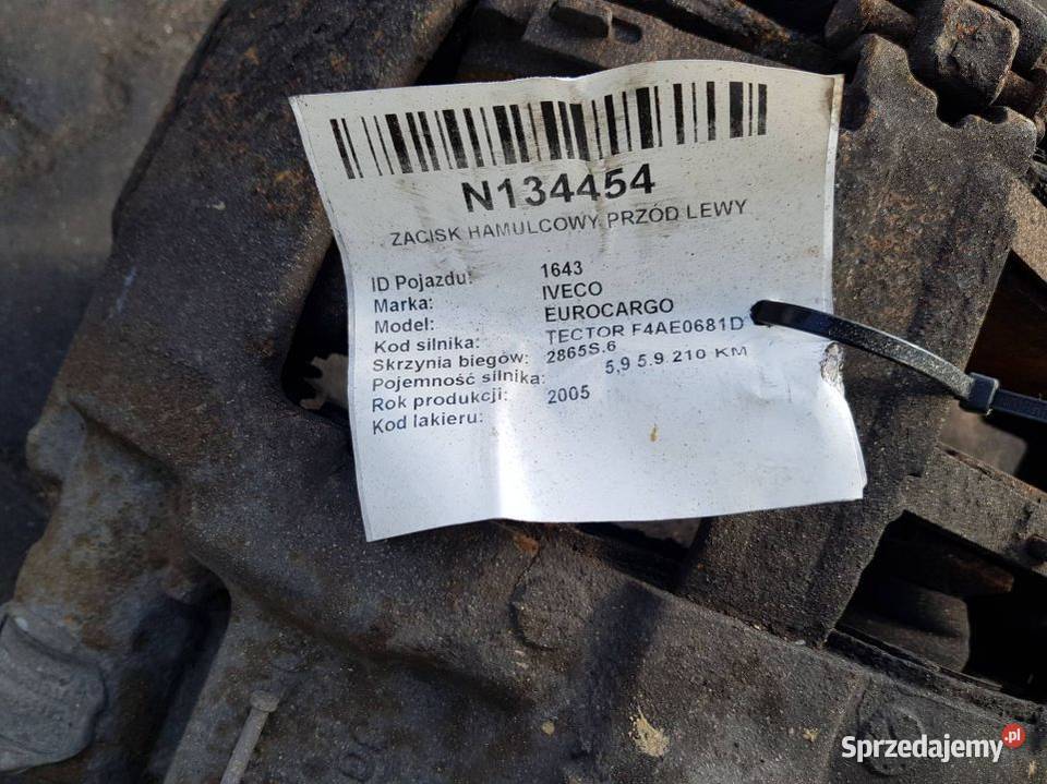 ZACISK HAMULCOWY PRZÓD LEWY EUROCARGO ML 120E21 Lipno