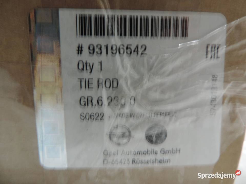 Końcówka drążka kierowniczego pr OPEL CORSA D
