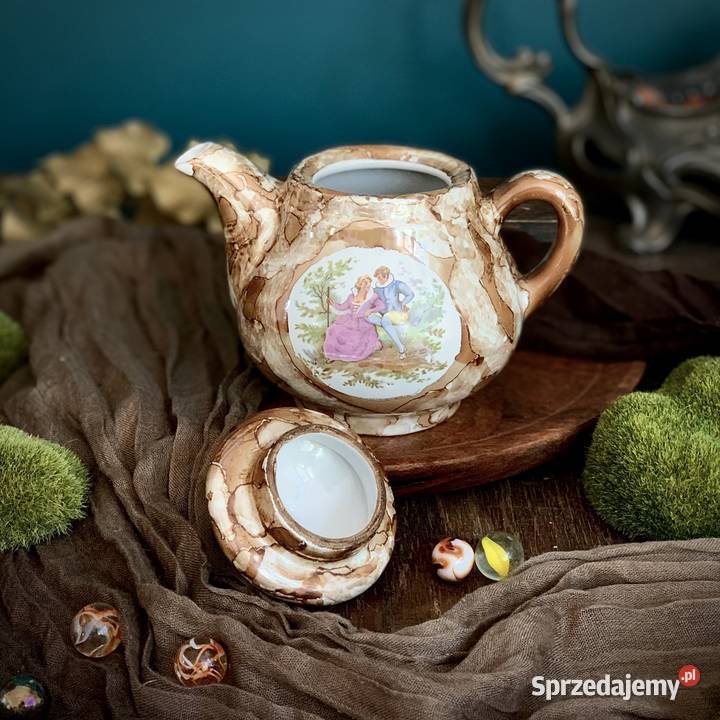 Dzbanek imbryk porcelana PRL 05 l Myszków sprzedam