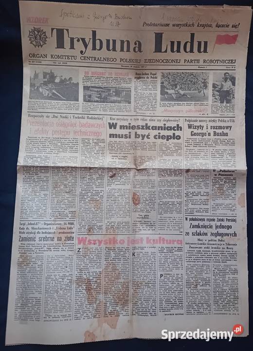 Trybuna Ludu Na 227 29 września 1987 r Koźminek