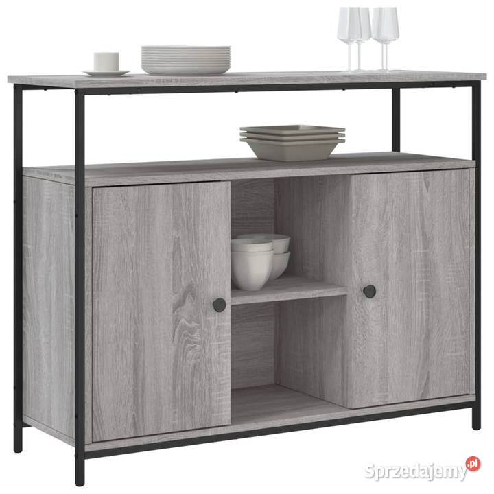 Szafka szary dąb sonoma 100x35x80 materiał Warszawa