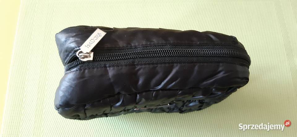 Kosmetyczkatorebka materiałowaczarna firmy Torby i torebki Pruszków