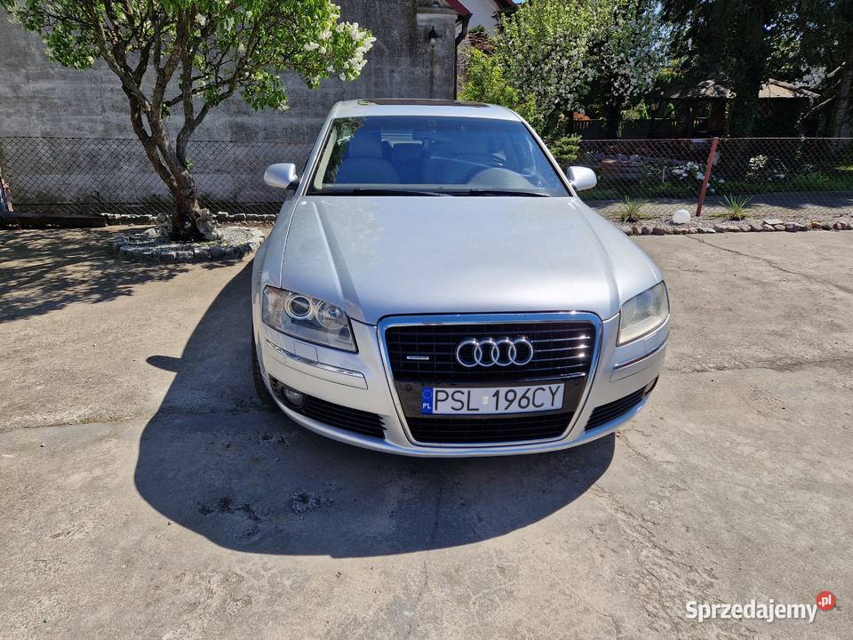 Audi A8D3 30 Quattro zadbana potwierdzony Rok produkcji 2004 Samochody osobowe