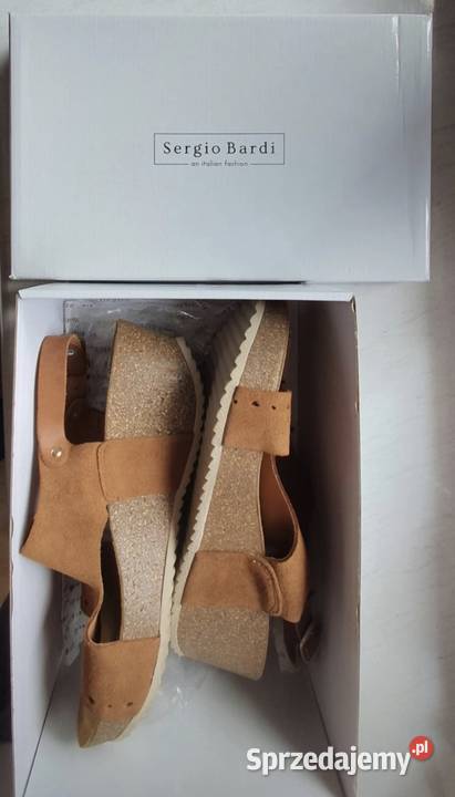 Damskie buty odkryte sandały na koturnie inna Lublin