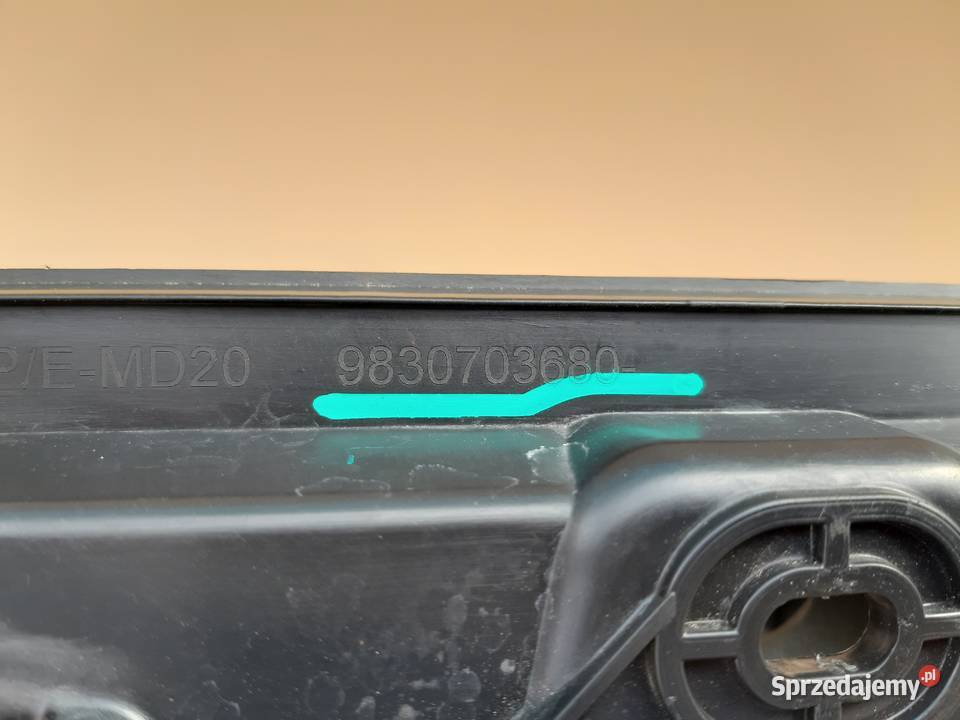 CITROEN C4 III ABSORBER ZDERZAKA TYŁ ŚLIZG