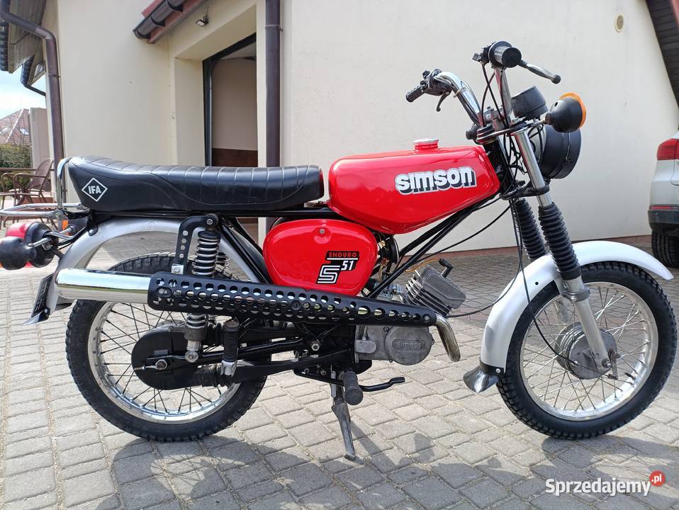 Simson S51 Enduro 1988r Ducati Energia 11000km łódzkie Sieradz