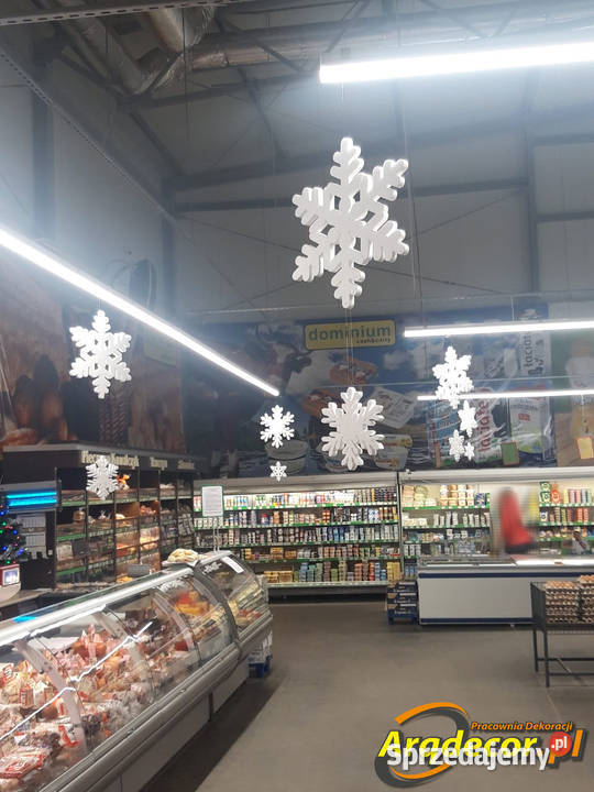 Śnieżynki styropianowe Mega Paka 49 40 sztuk