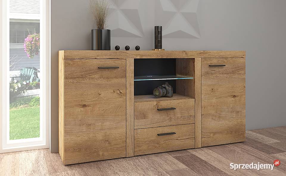 Komoda Rumba 2S 5 kolorów oświetlenie led Gliwice