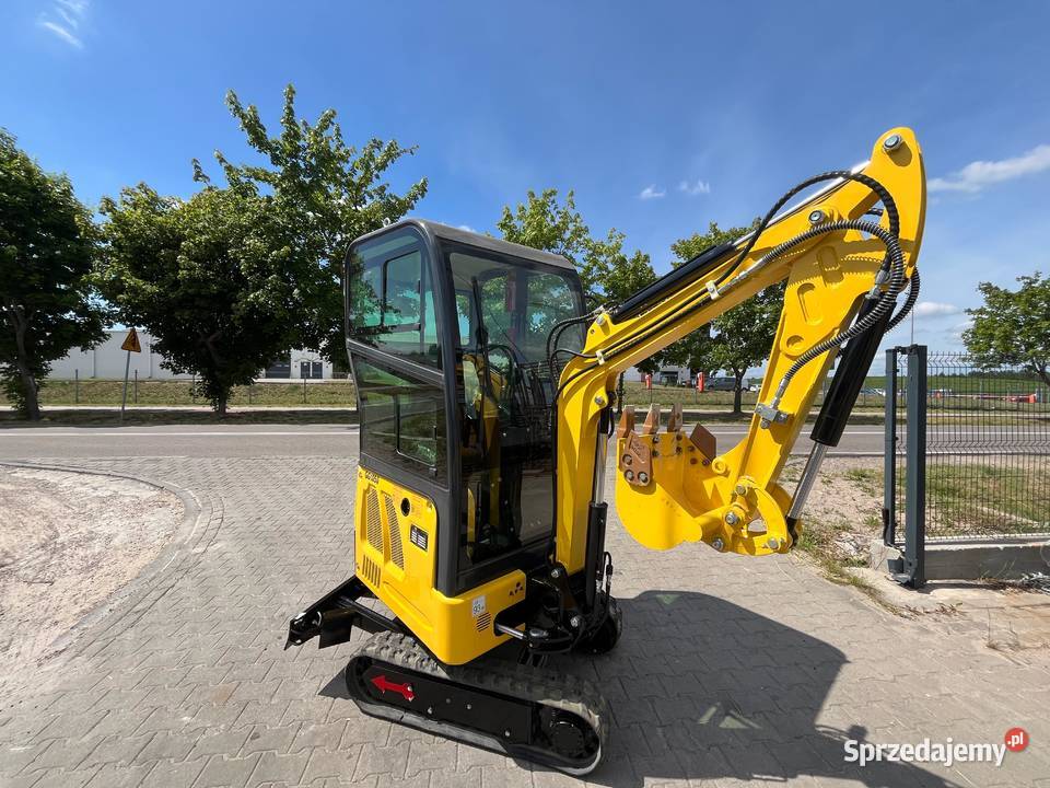 Nowa Minikoparka GG1050C kabina Gunter Grossmann Łódź