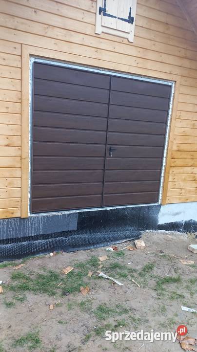 Brama garażowa dwuskrzydłowa stelaż profil nie Bielsk Podlaski