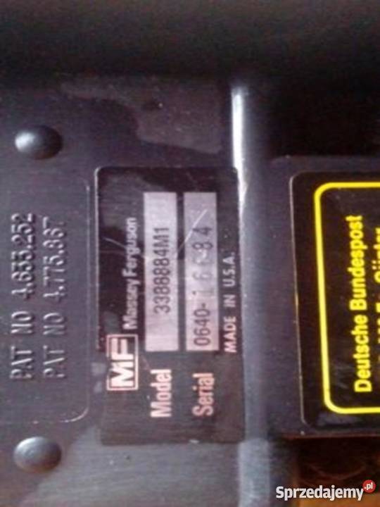 Sensor czujnik prędkości radar Massey Ferguson Maszyny rolnicze Siemiatycze