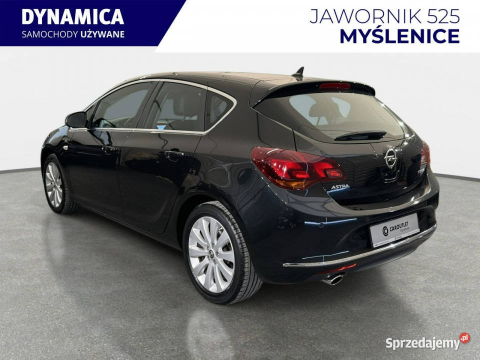 Opel Astra 14Turbo 140 automat 2015 r salon kurtyny powietrzne Myślenice