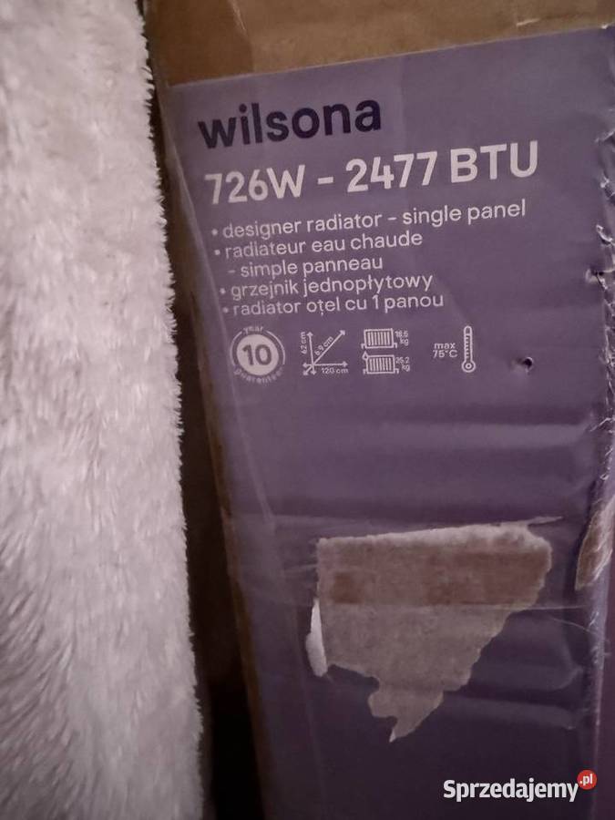 Grzejnik dekoracyjny goodhome wilstona bialy Grzejniki Legnica