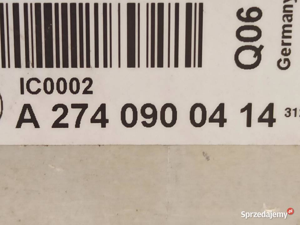 MERCEDES W205 CHŁODNICA INTERCOOLER A2740900414 dolnośląskie