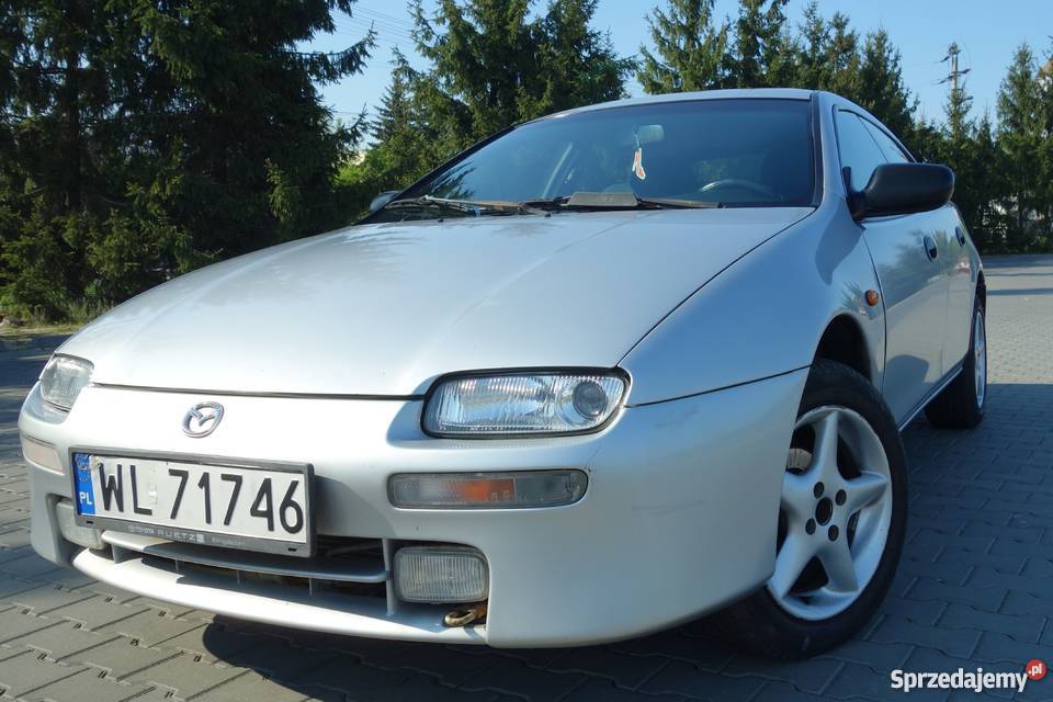Mazda 323 F 1997 lifcie 15 benz srebrny Wieliszew
