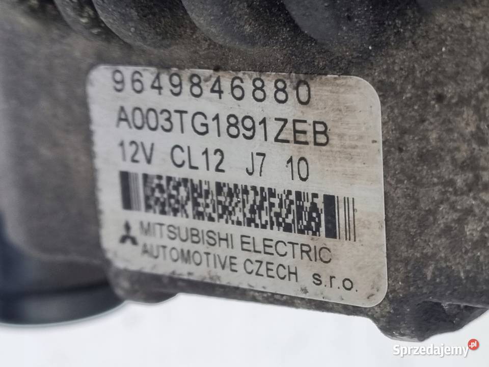 ALTERNATOR Citroen C4 Picasso 18 16V 9649846880