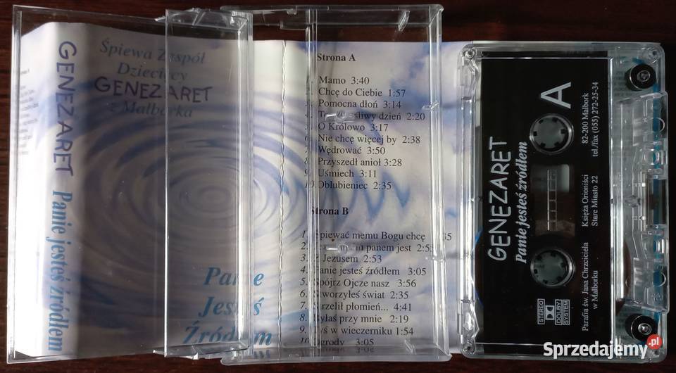 Genezaret Panie jesteś źródłem Malbork 1998 Pozostałe warmińsko-mazurskie Elbląg