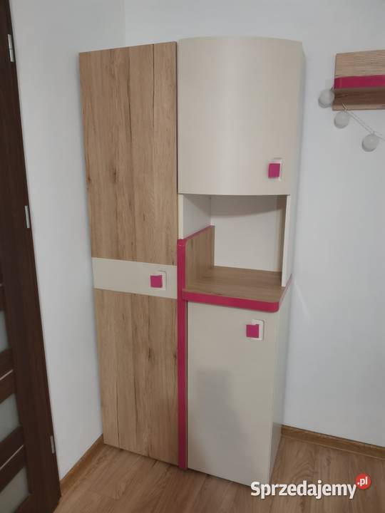 Meble dziewczynki dziecięce biurko komoda 2 Meble