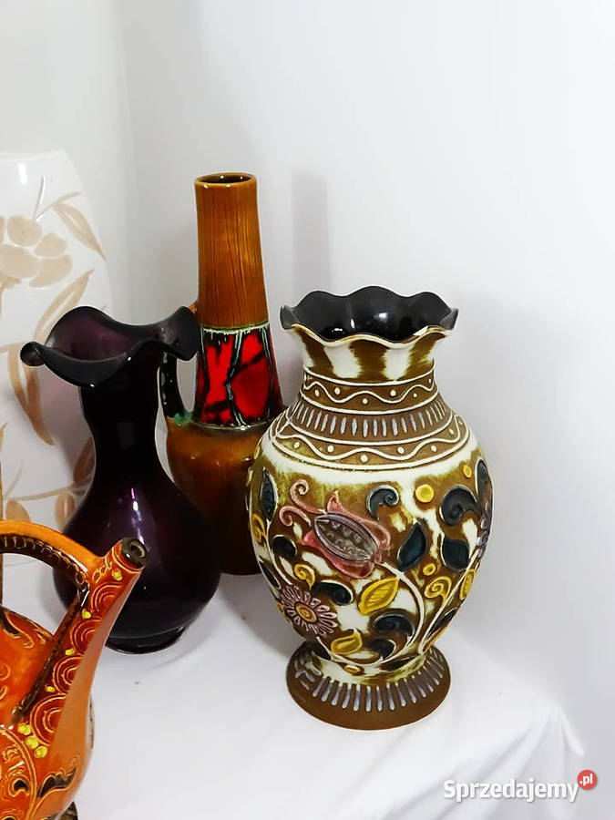 Wazony flakony dzbany naczynia na kwiaty Biłgoraj