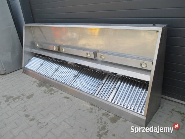 OKAP GASTRONOMICZNY SKOŚNY Z FILTRAMI 27510045 Ostrów Wielkopolski