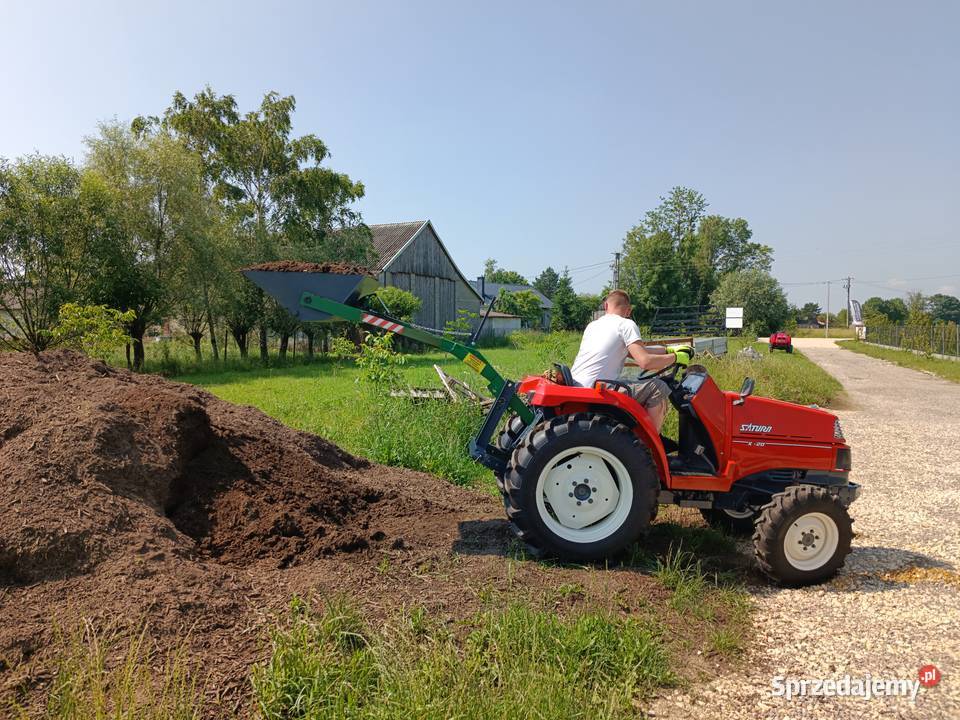 Ładowacz na tylni TUZ ciągników Kubota Iseki Jurowce