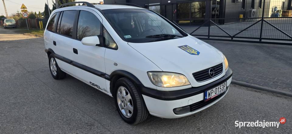 Opel Zafira 20D 2002r 7 osobowa klima Rok produkcji 2002 kujawsko-pomorskie Brześć Kujawski