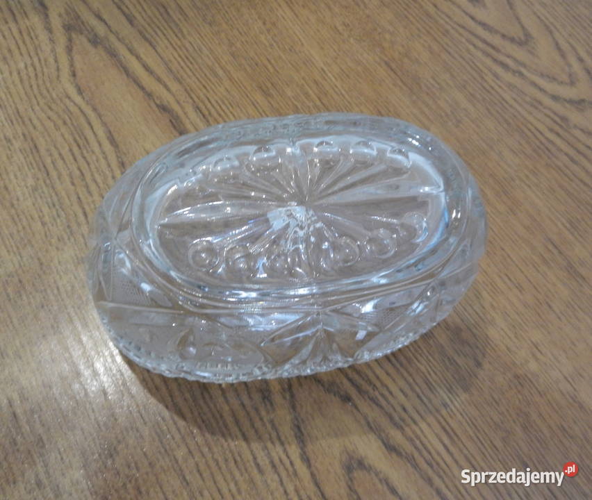 Mała kryształowa misa owocarka salaterka