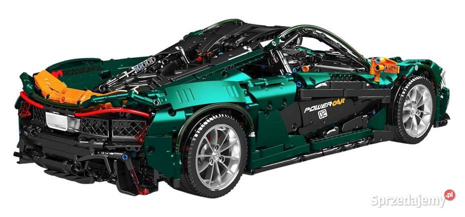 Klocki auto sportowe zielone 3268 el model 18 mazowieckie