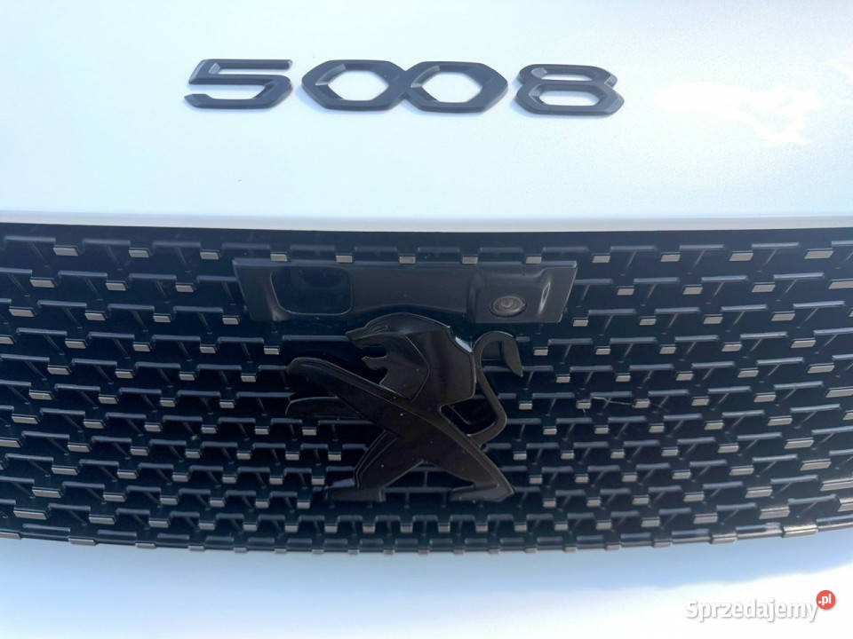 Peugeot 5008 GT kamery Skora Nawi blis sam biały