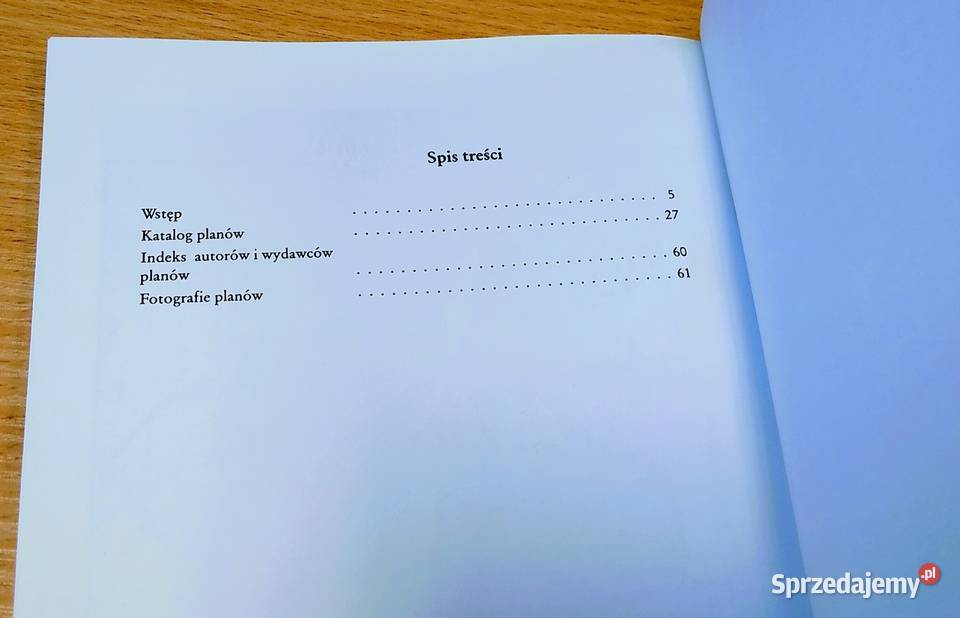 Plany ogólne Warszawy 18091916 w zbiorach Książki naukowe i popularnonaukowe Gdańsk