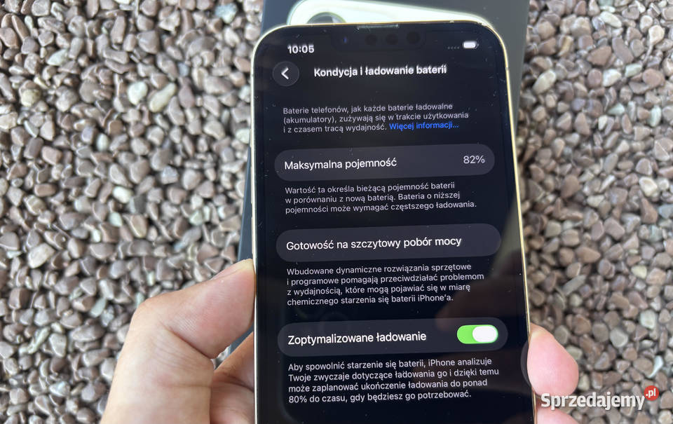 iPhone 13 PRO 128GB złoty stan idealny łódzkie Łódź