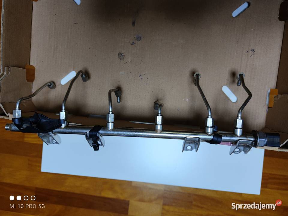 Listwa wtryskowa z czujnikiem BMW silnik N53 Układ paliwowy