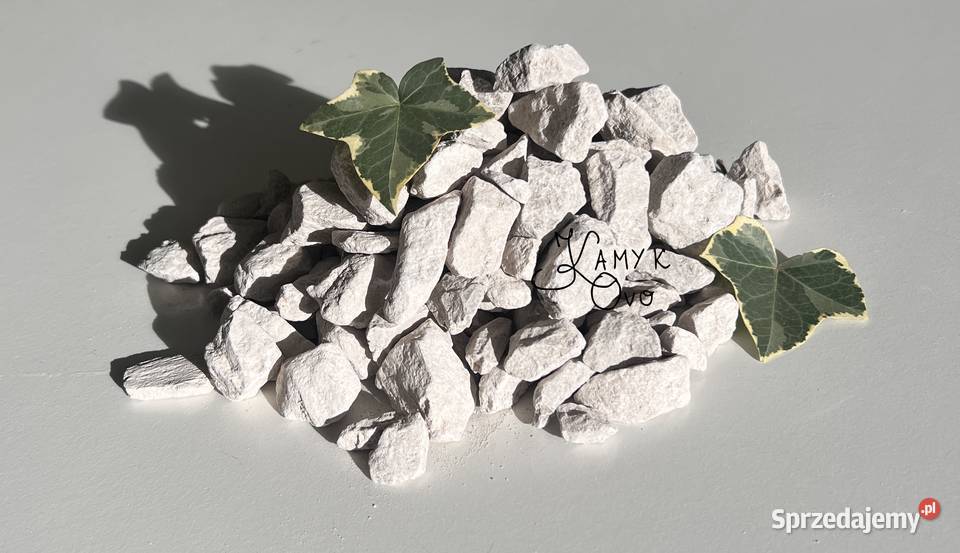 Kamień Ozdobny Biały Grys Biały do Ogrodu i kujawsko-pomorskie Bełszewo-Kolonia sprzedam