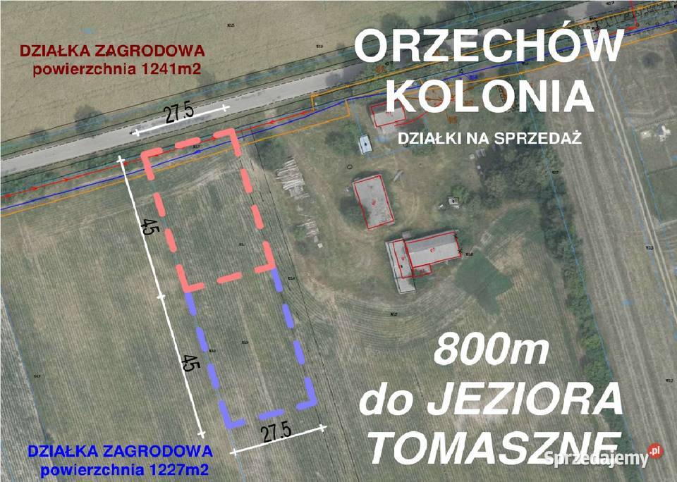 Działka OrzechówKolonia Orzechów-Kolonia
