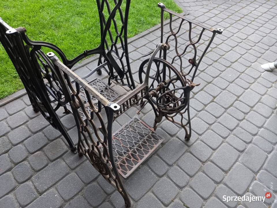 Stare nogi podstawy maszyny do szycia PRL Rawicz