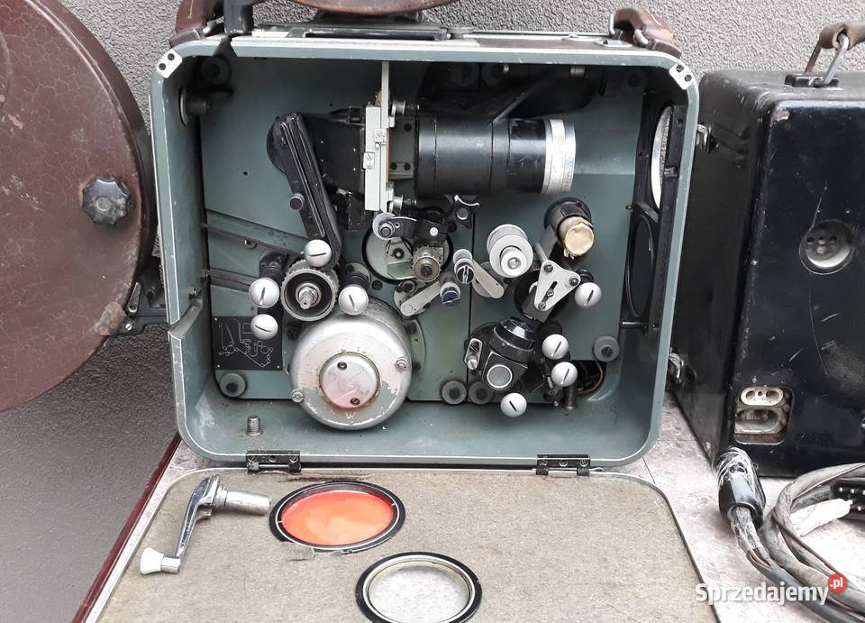 Stary projektor Zeiss TK35 kino objazdowe Antyki