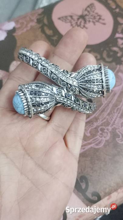 Cudna lśniąca elegancka bransoletka turecka