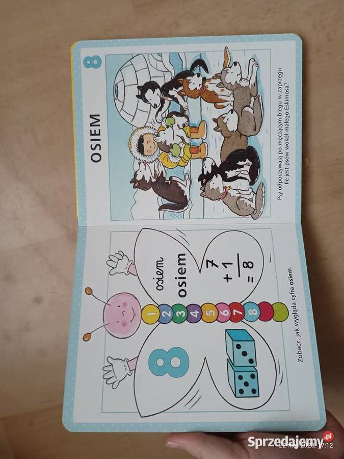 Książeczka dzieci Obrazki maluchów Cyfry Gry planszowe i fabularne Szczecin