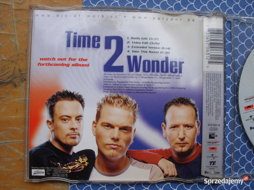Rap singiel CD DJsWORKSTIME 2 WONDER Wołów