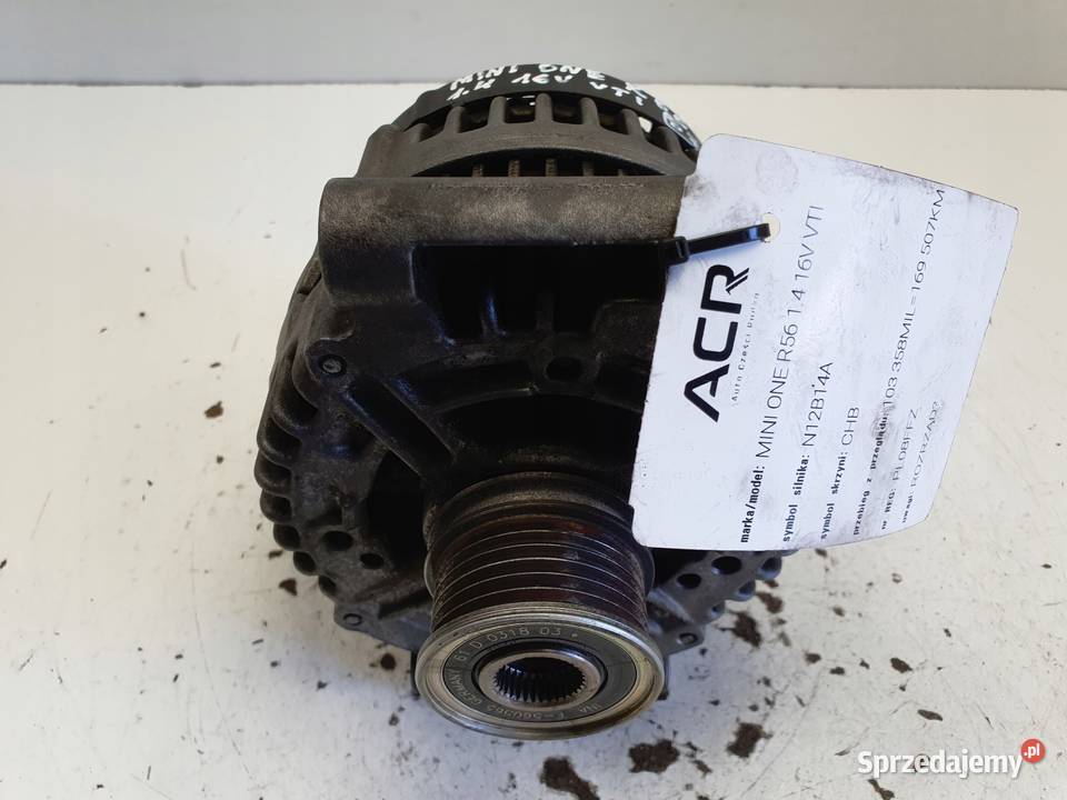 Mini One R56 14 16V VTi ALTERNATOR 0121615027 osobowe