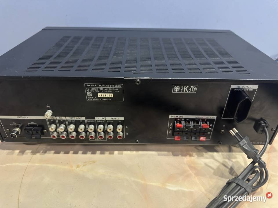 SONY Stereo Receiver STRGX315 Łapy