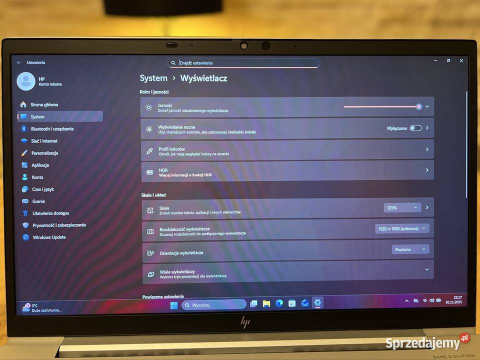 Biznes klasa Nowy HP 14 i58x440Ghz 16GB SSD Matryca LED  Koszalin