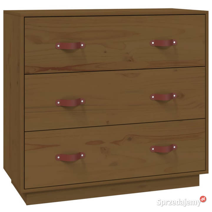 Komoda woskowy brąz 80x40x75 drewno sosnowe Warszawa sprzedam