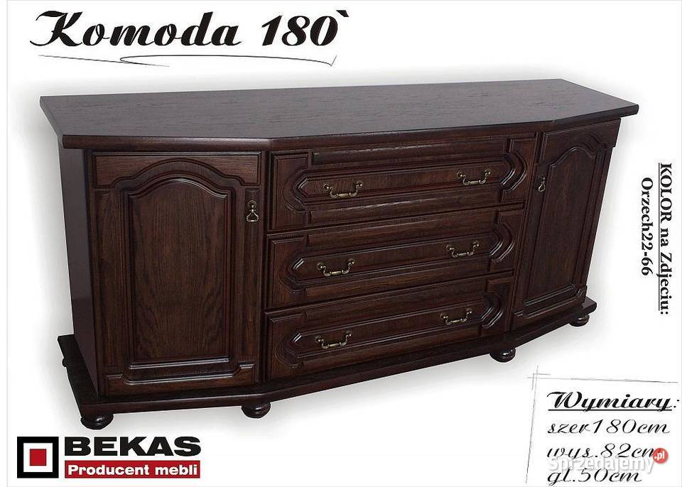 Nowa KOMODA 180 Orzech Włoski Producent Mebli Stama