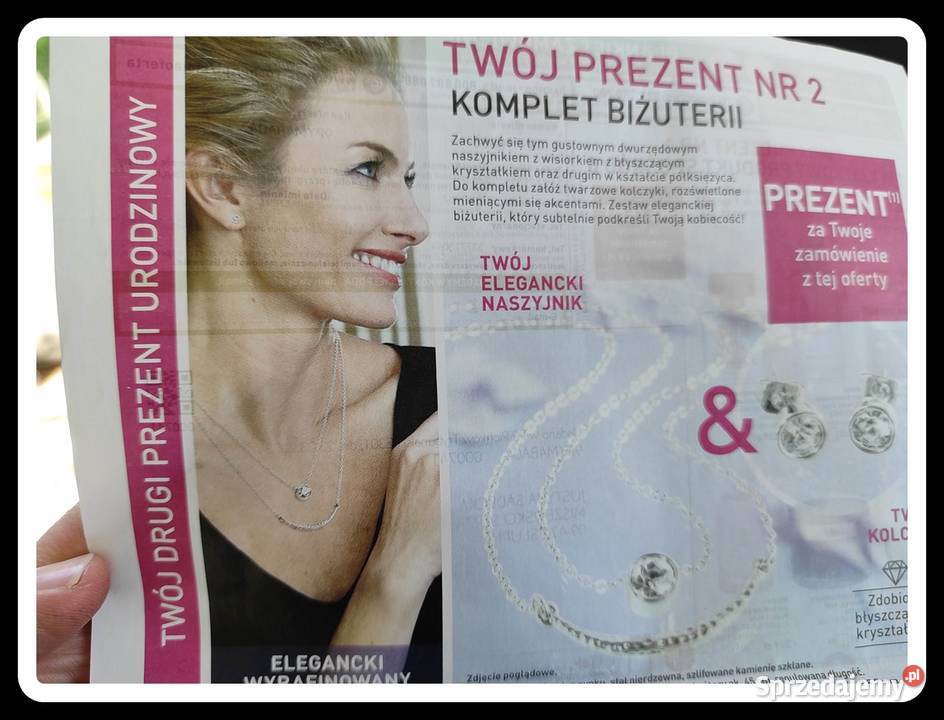 Yves Rocher NOWY komplet biżuterii naszyjnik Płock sprzedam