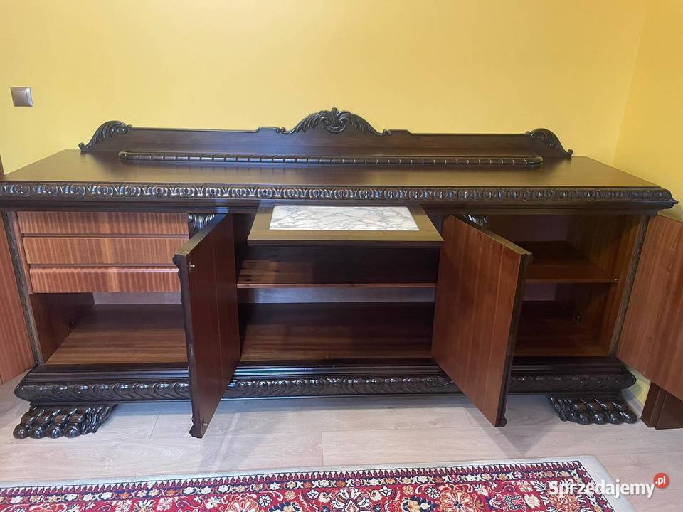 Piękna Stylowa Komoda na Lwich Łapach 270 Antyk wielkopolskie