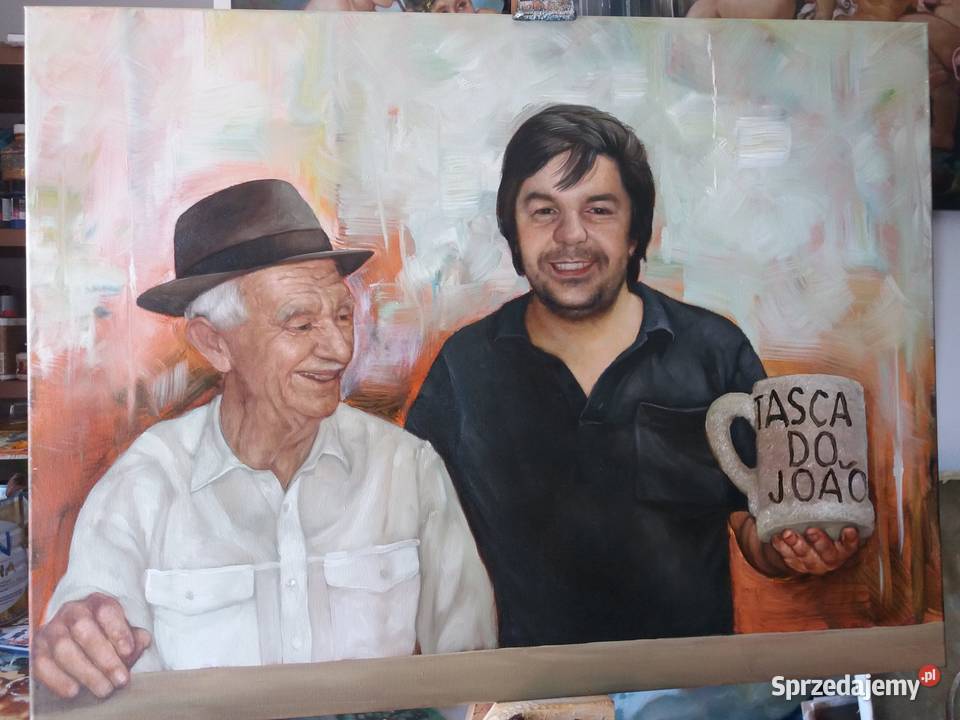 Portret olejny na płótnie Malarstwo podkarpackie Przemyśl