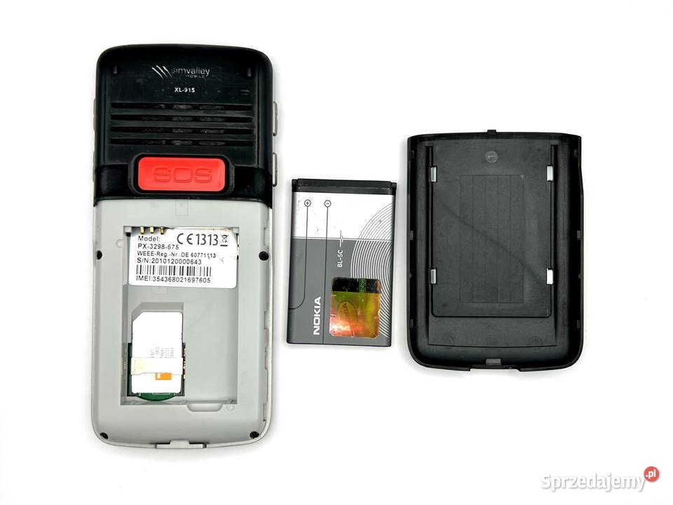 Telefon komórkowy Simvalley XL915 seniorów mazowieckie Warszawa